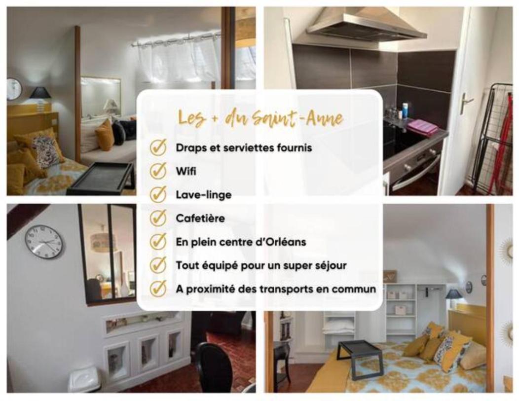 Le Sainte Anne *Studio* Appartement Orléans Buitenkant foto